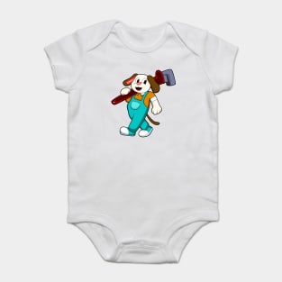 Dog as Craftsman with Allen key Baby Bodysuit